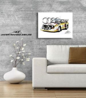 Poster AUDI SPORT QUATTRO S1 GRUPO B