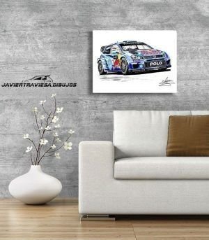 Poster WOLSKWAGEN POLO WRC