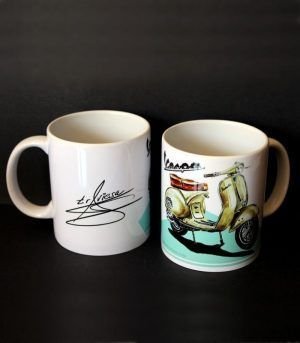 TAZA VESPA CLASICA