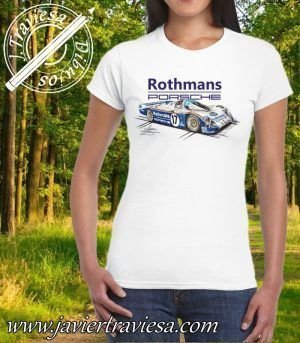 CAMISETA MUJER PORSCHE 962C LE MANS