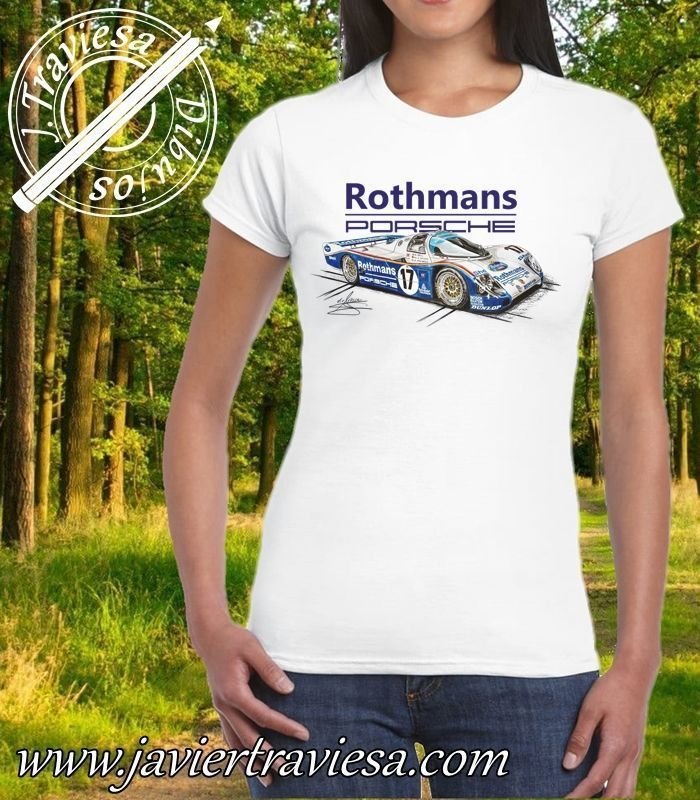 CAMISETA MUJER PORSCHE 962C LE MANS