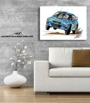 POSTER SUBARU IMPREZA WRC