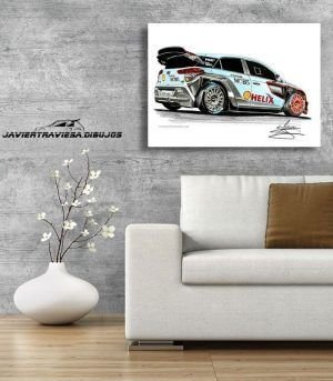 POSTER HYUNDAI I20 WRC