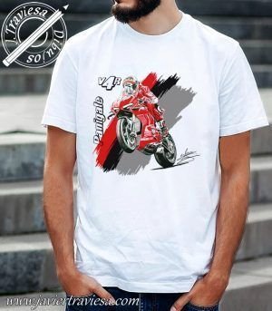 CAMISETA BLANCA DUCATI PANIGALE V4R