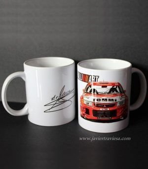 TAZA RALLY MITSUBISHI LANCER EVO VI TOMMI MAKINEN