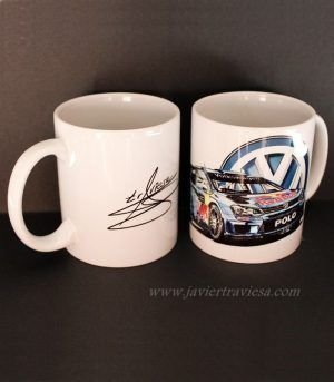TAZA RALLY VW POLO WRC