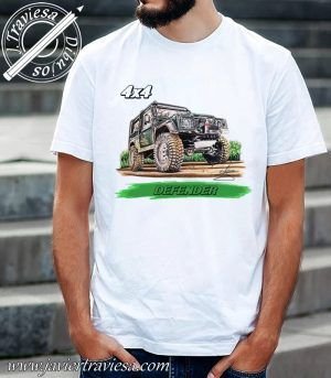 CAMISETA CON DIBUJO DE LAND ROVER DEFENDER