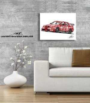 POSTER ALFA ROMEO 155 DTM NICOLA LARINI