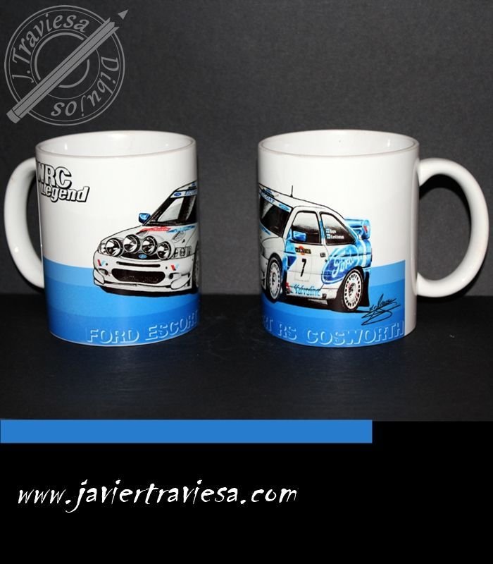TAZA RALLY FORD ESCORT WRC
