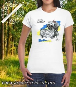 CAMISETA MUJER MOTOR BULTACO