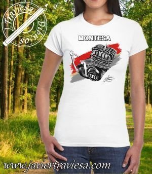 CAMISETA MUJER MOTOR MONTESA