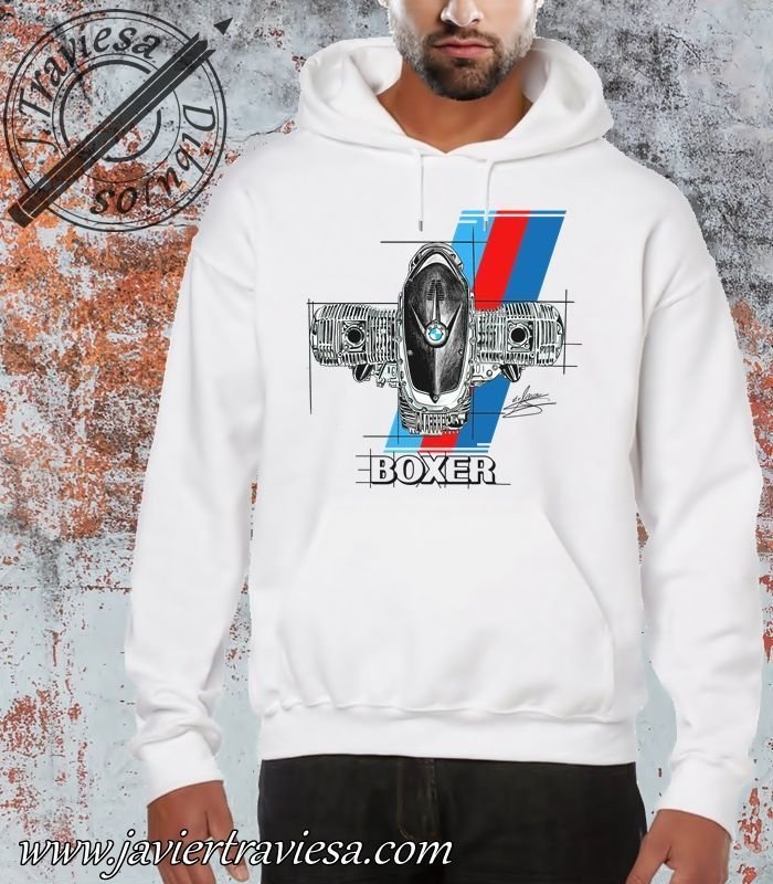 SUDADERA MOTO BMW MOTORRAD MOTOR BOXER