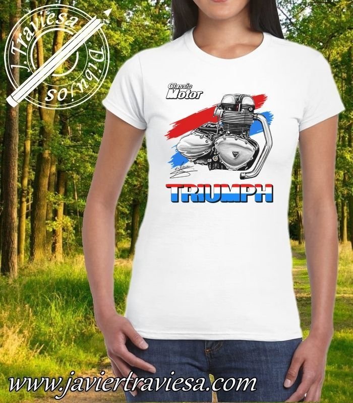 CAMISETA MUJER MOTOR TRIUMPH