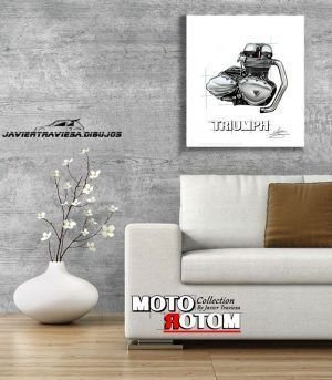 POSTER MOTOR TRIUMPH