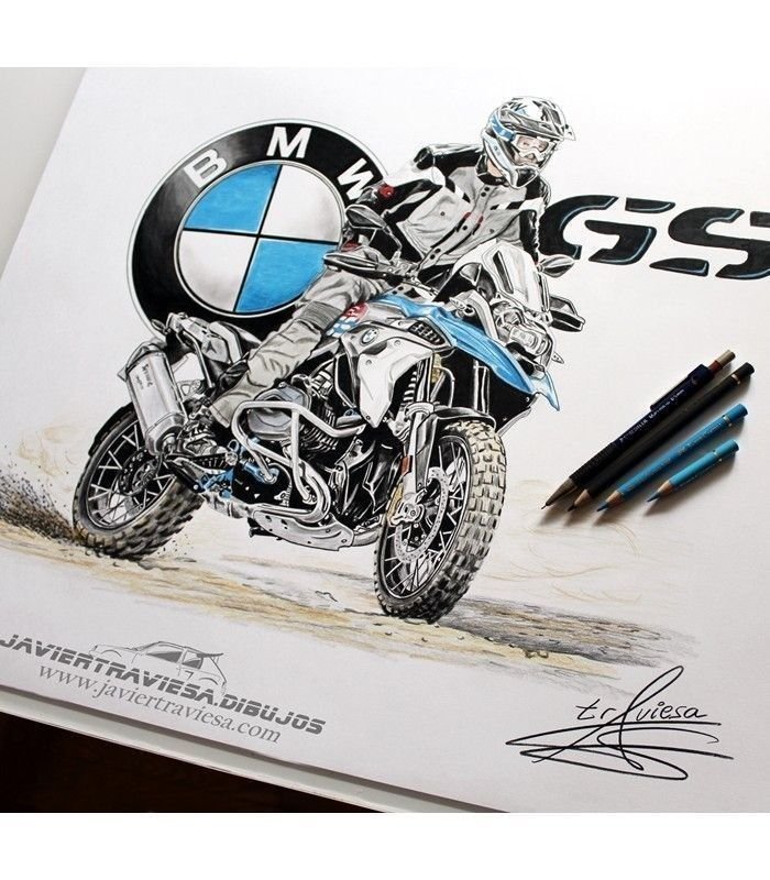 CAMISETA MOTO BMW R1250GS BLACK