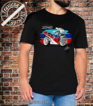 CAMISETA MOTO HONDA VFR750R RC30 BLACK