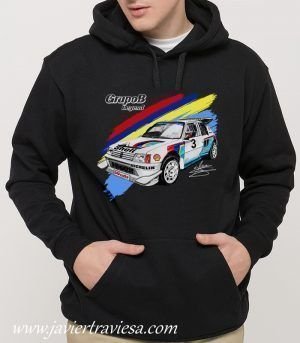 SUDADERA PEUGEOT 205 TURBO 16 BLACK
