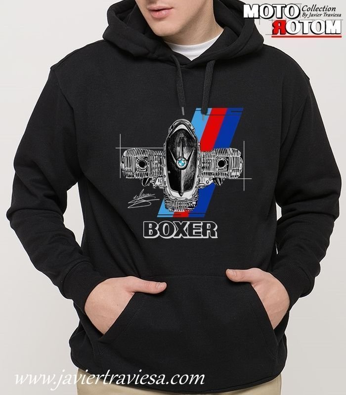 SUDADERA MOTO BMW BOXER BLACK