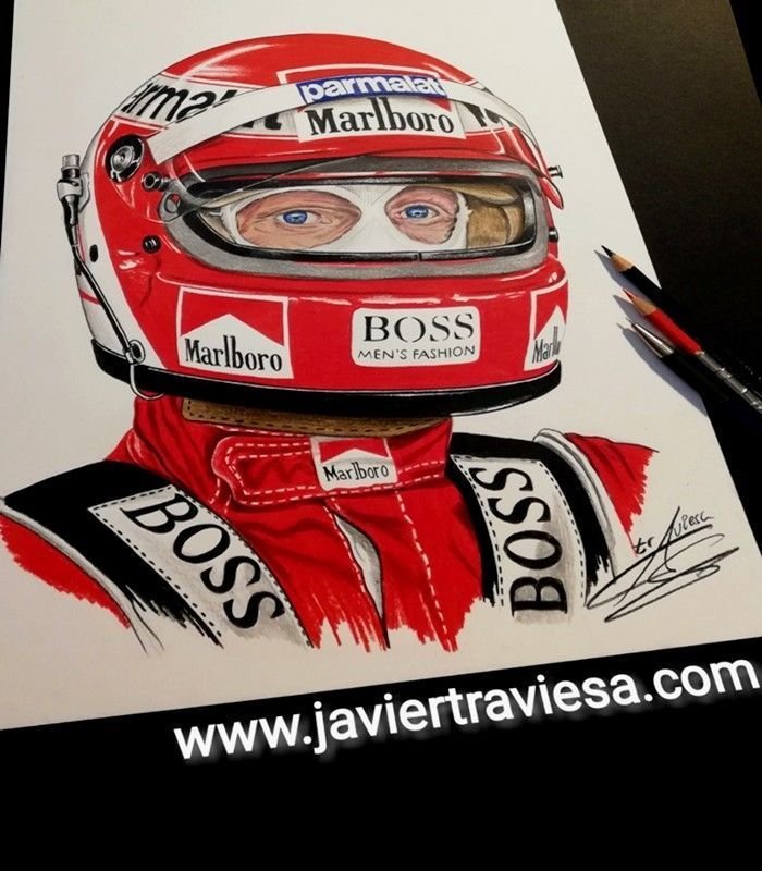 POSTER F1 PILOTOS LEGENDARIOS N.L.