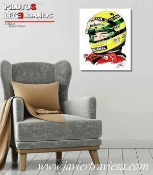 LAMINA AYRTON SENNA