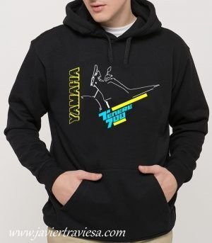 SUDADERA MOTO YAMAHA TENERE 700 BLACK