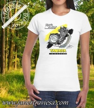 CAMISETA MUJER MOTOR YAMAHA
