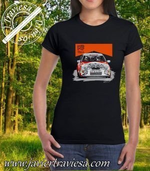 CAMISETA MUJER FORD SIERRA COSWORTH RALLY BLACK