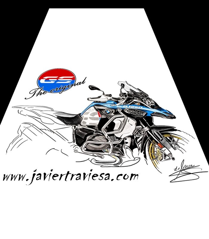 CAMISETA MUJER MOTO BMW R1250 GS THE ORIGINAL - Imagen 3