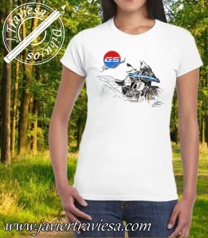 CAMISETA MUJER MOTO BMW R1250 GS THE ORIGINAL