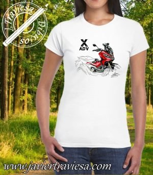 CAMISETA MUJER MOTO HONDA X-ADV