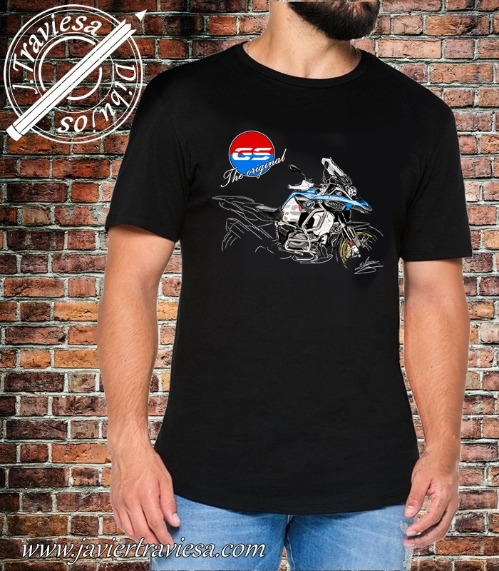 CAMISETA NEGRA BMW R1250GS THE ORIGINAL 2022