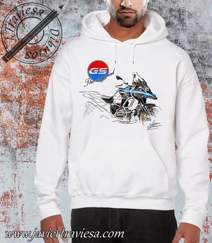 SUDADERA BLANCA BMW R1250GS THE ORIGINAL 2022