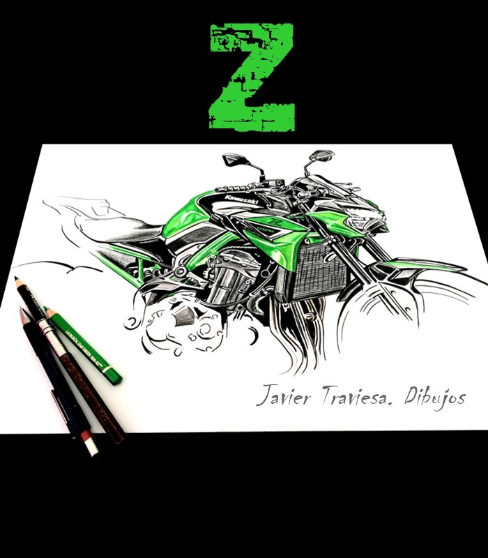 CAMISETA MUJER MOTO KAWASAKI Z GENERATION - Imagen 3