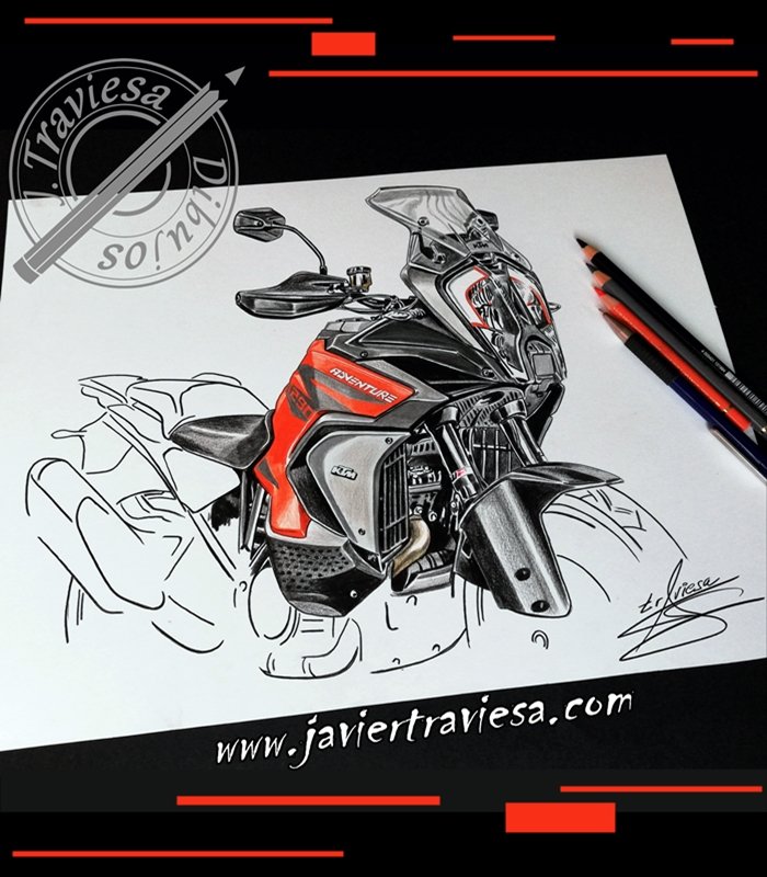 CAMISETA MUJER MOTO KTM ADVENTURE - Imagen 3