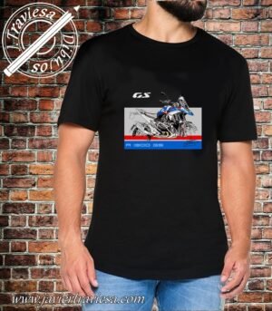 CAMISETA NEGRA MOTO BMW R1300GS