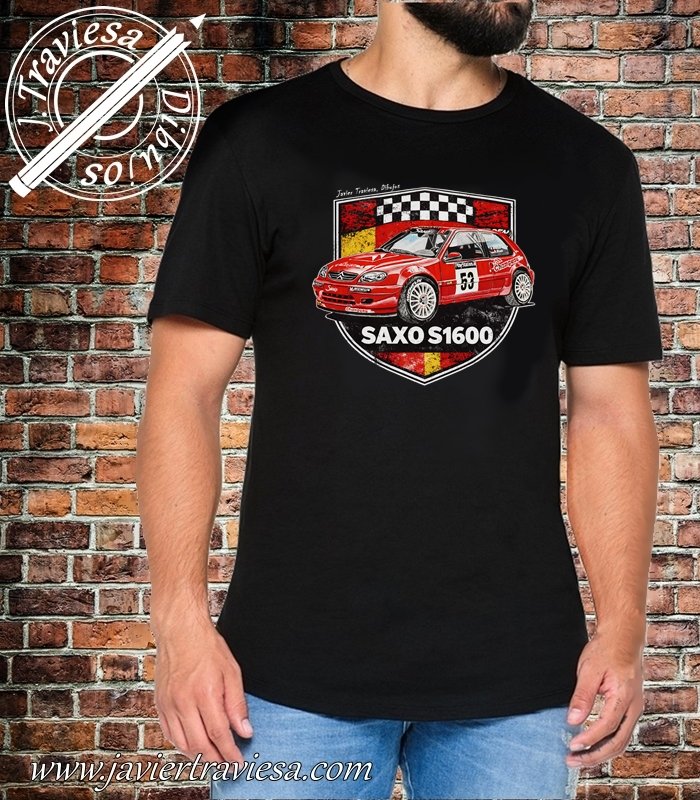 CAMISETA NEGRA CITROEN SAXO 2026