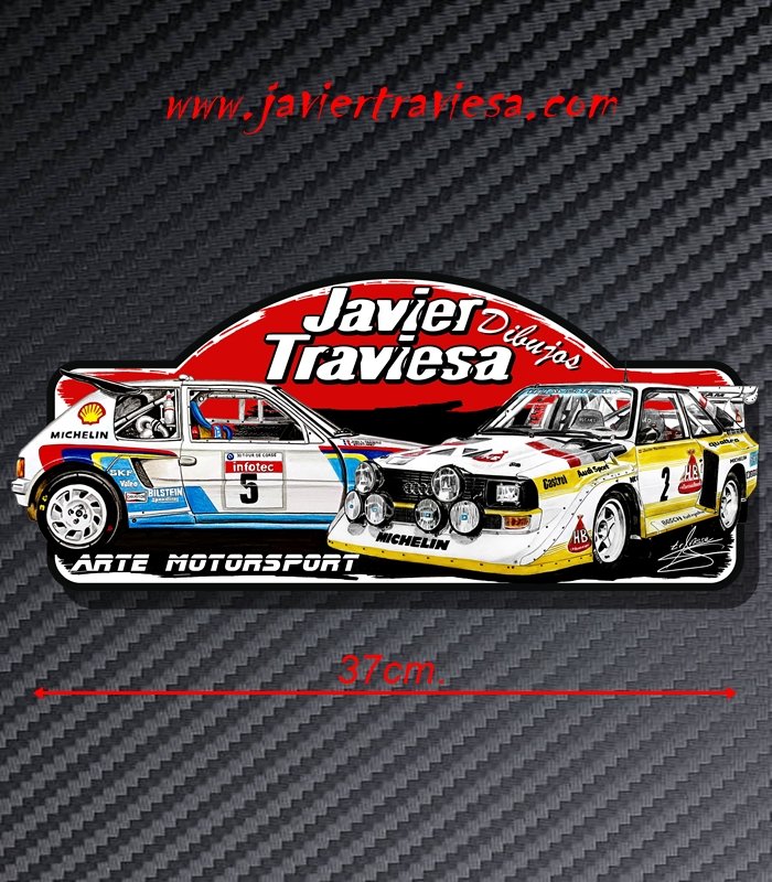 PLACAS RALLY DIBUJO